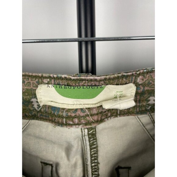 Anthropologie Multicolor Boho Western Aztec Cadet Slim Utility Pant Size‎ 27 - Picture 4 of 8